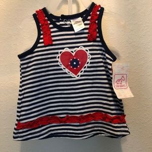 Swiggles Newborn Short Set 3/6M Red & Blue New